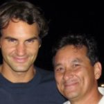 Carlos Omaki e Roger Federer